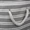DII® Medium Striped Weave Round Paper Storage Basket